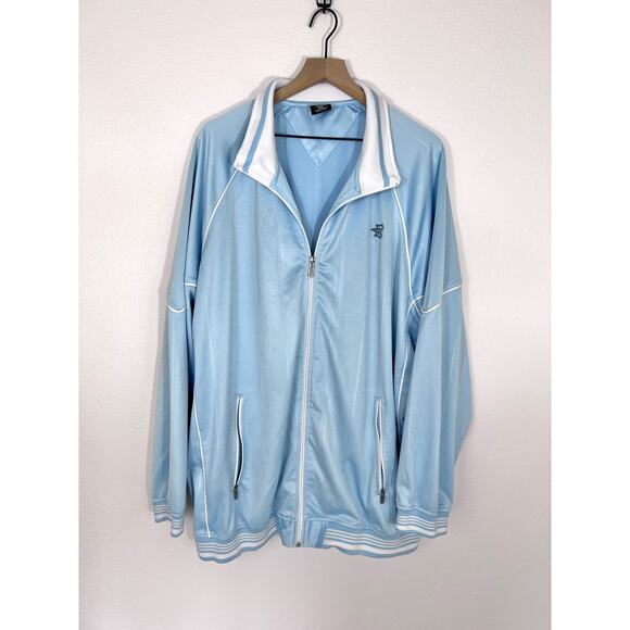 Starbury XXL Light Blue Retro Track Jacket - Picture 1 of 8